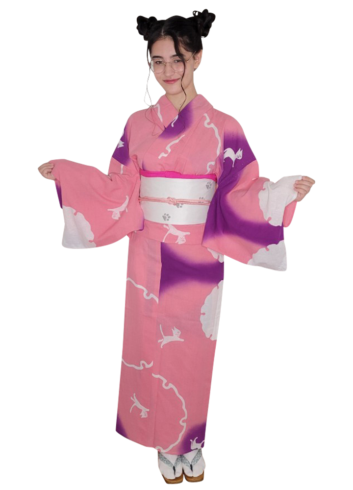 ゑでゐEdyhゆかた×金子國義のゆかたコラボ
雪輪にゑでゐEdyh 紫