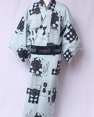 江戸時代のモチーフをモダンにデザインしたシリーズ。火消しが使用した纏と半纏の図版を元になっています。「す組」は籠目模様を目印でした。